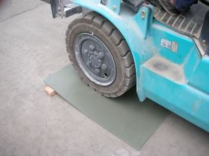 Pallet in plastica PVC per blocchi